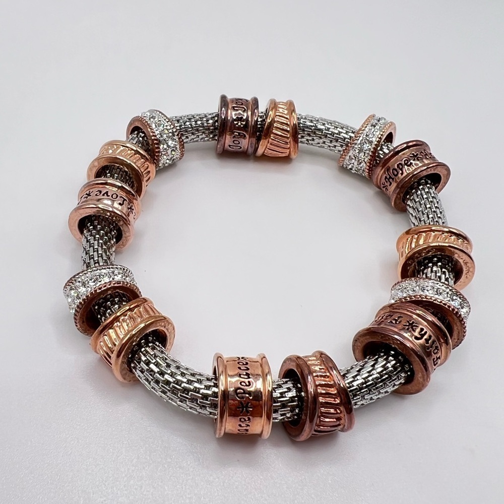 Bradford Exchange Nature’s Healing Touch Copper Bead Bracelet